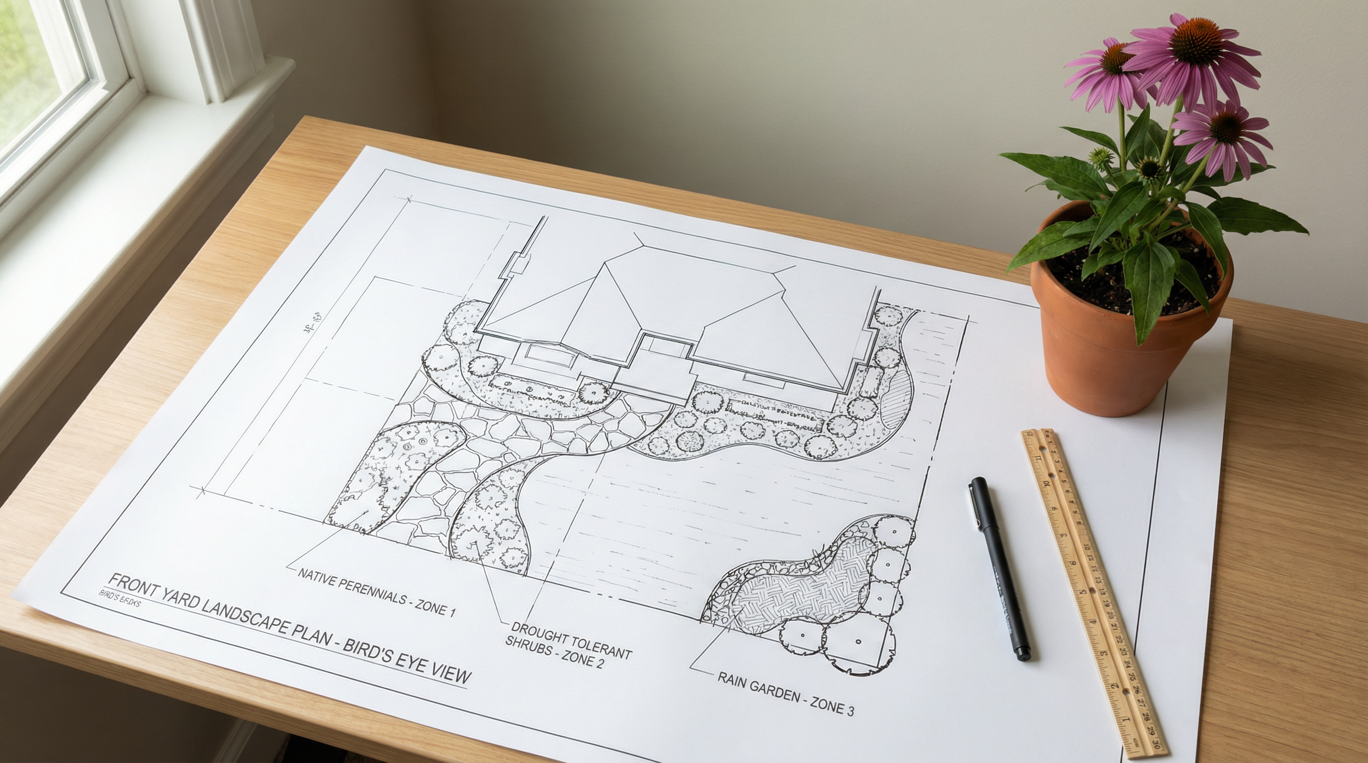Free HOA Landscape Plan Template for Native Plants (Printable PDF)
